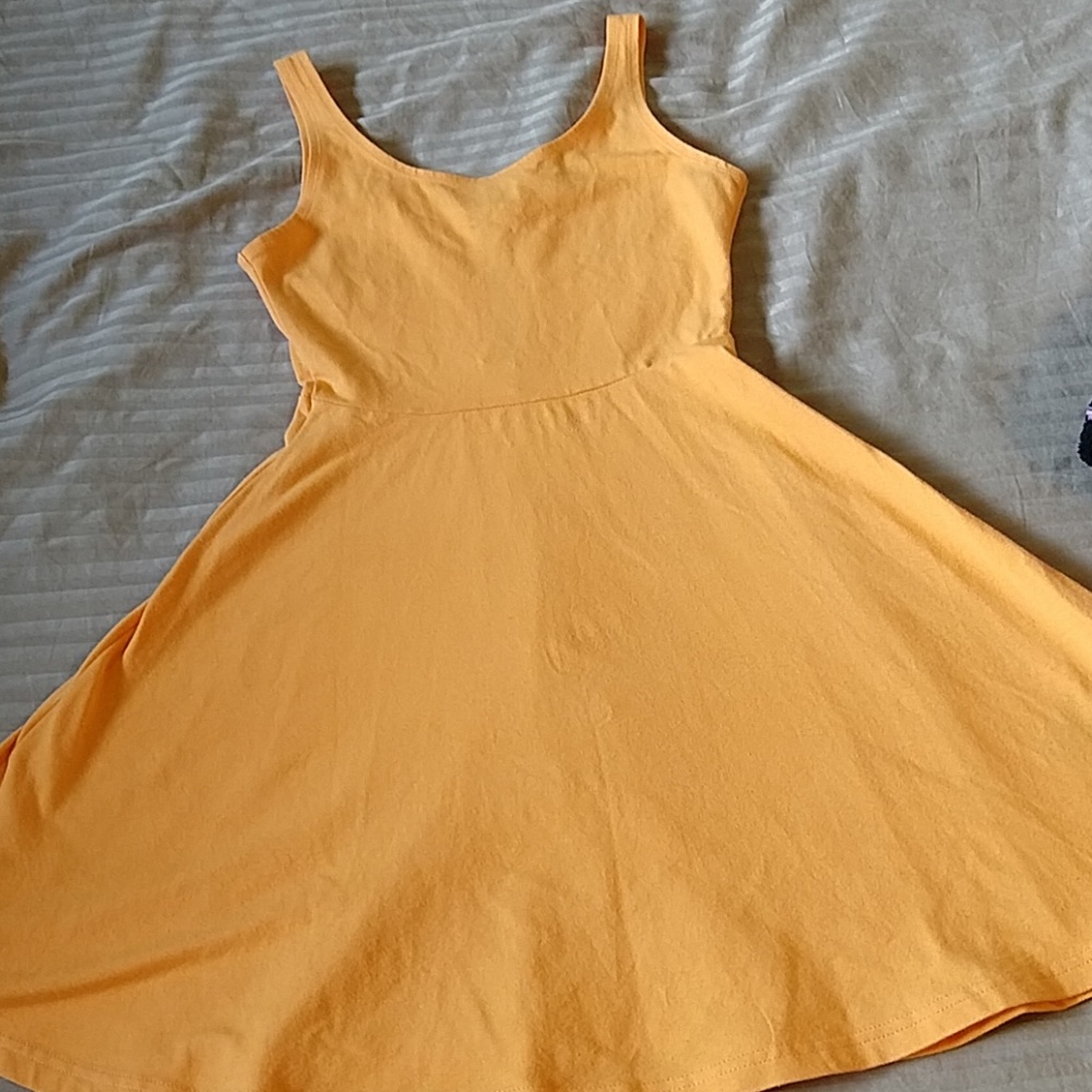Orange Express Skater Dress Xs
